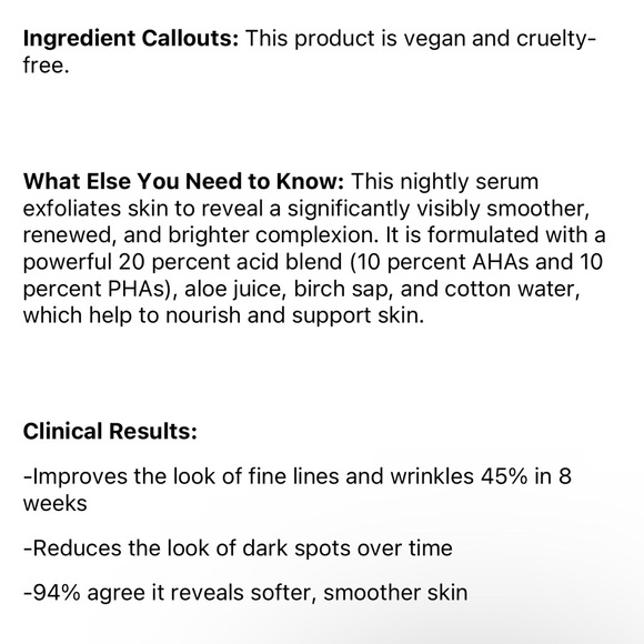 🌿 OLEHENRIKSEN Dewtopia 20% Acid Night Treatment - Picture 9 of 9